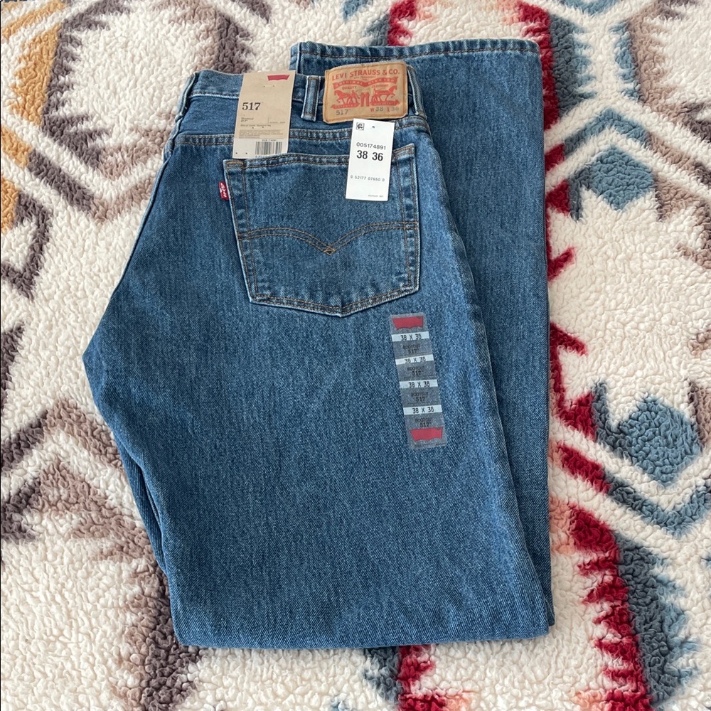 Levi's Men's 517 Bootcut Blue Jeans